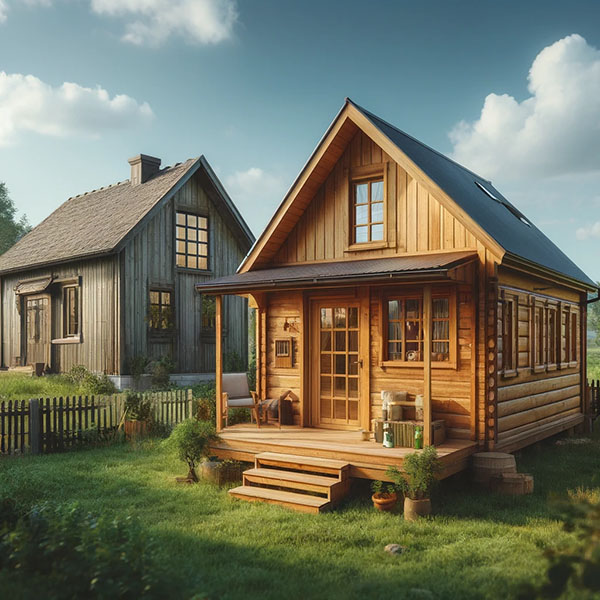 Отличия садового домика и маленьких каркасных домов
