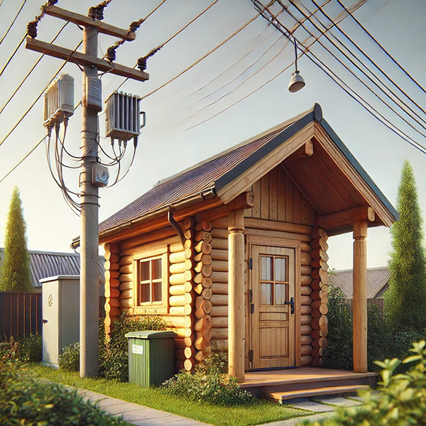 Можно ли подключить электричество и водопровод