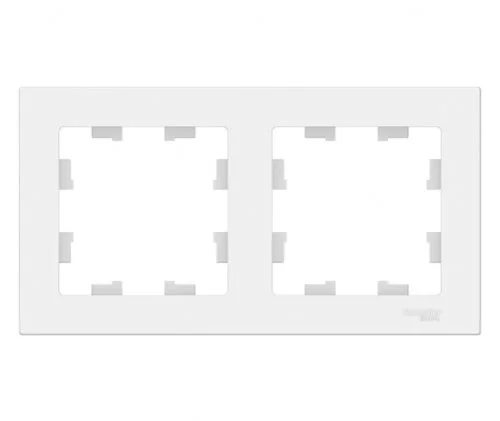 белая двухпостовая рамка ATLASDESIGN
