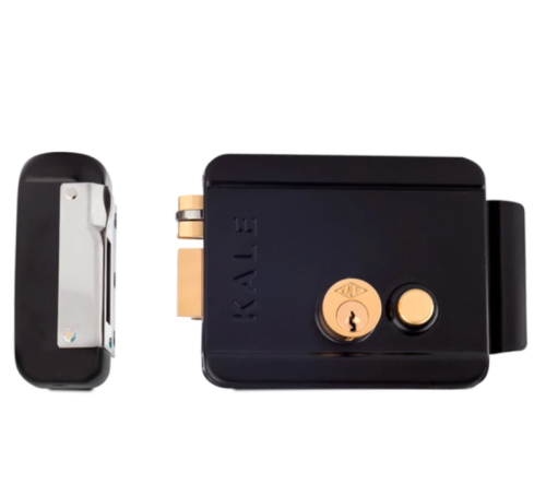 Замок накладной 357MD B:70мм, чёрный, 5 ключей, с ответной планокй, станд. упак.  357MD000001