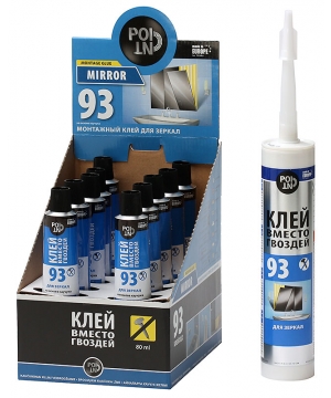 Клей монтажный POINT "Клей вместо гвоздей 93", 80мл