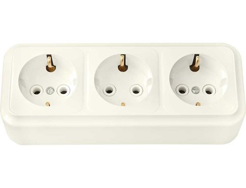 Розетка РА16-265 бежевый