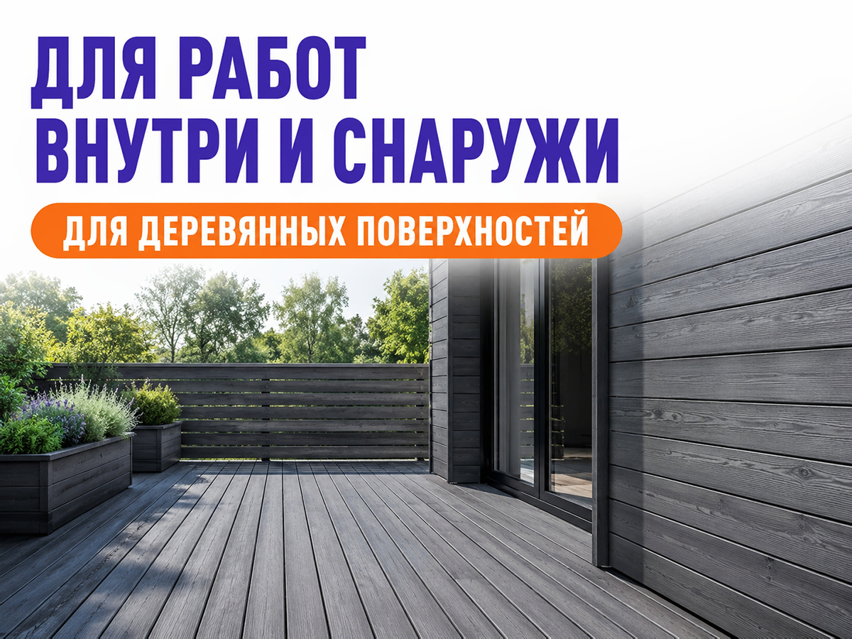 Пропитка декоративная NORDEN WOOD, графит, 0,75 кг фото 2