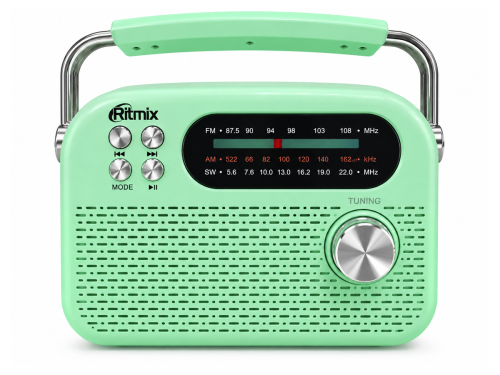 Ritmix радиоприёмник RPR-045 MINT, мятный