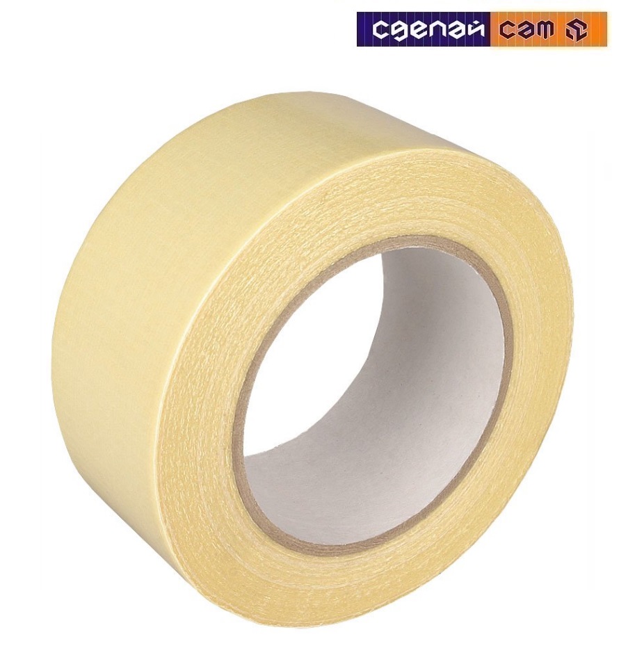 Лента малярная 19мм х 33м желтая 