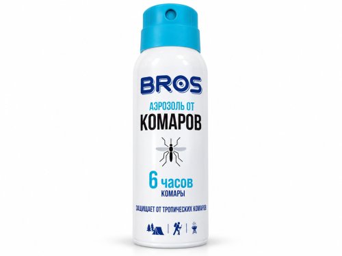 Аэрозоль от комаров BROS, 90 мл
