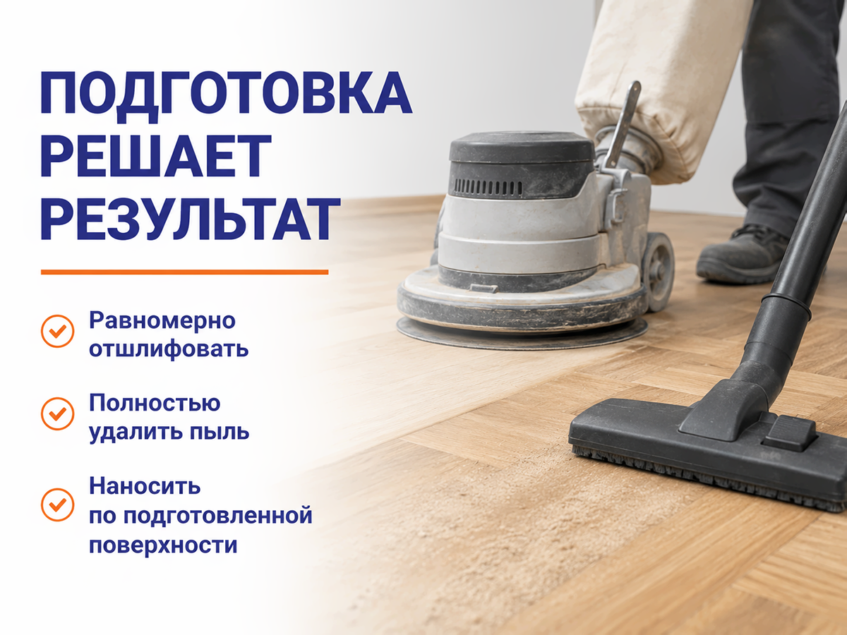 Лак полиуретановый ТЕХНИКС ВД-УР 202 для паркета, бесцветный полуматовый, 1 кг фото 3