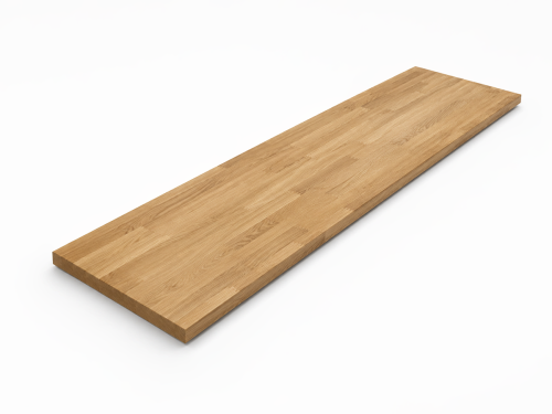 Мебельный щит из дуба 2200×200×40 мм, сорт 1/3, сращённый