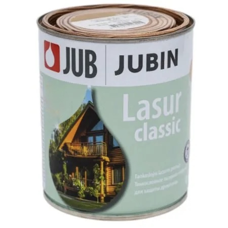 Лазурь для древесины  JUBIN Lasur classic № 16 орех, 0,75 л