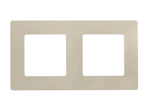 Legrand рамка Etika 672512, 2 поста, слоновая кость