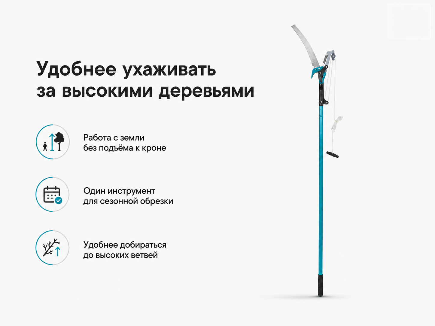 PARK сучкорез для высоких деревьев фото 2