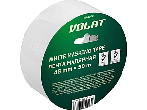 Лента малярная BOLAT 51048-50, 48 мм × 50 м, белая