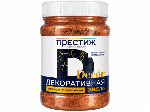 Эмаль акриловая декоративная Престиж, металлик, 0,23 кг