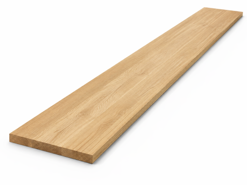 Мебельный щит из дуба 1000×200×20 мм, цельноламельный, сорт 1/2