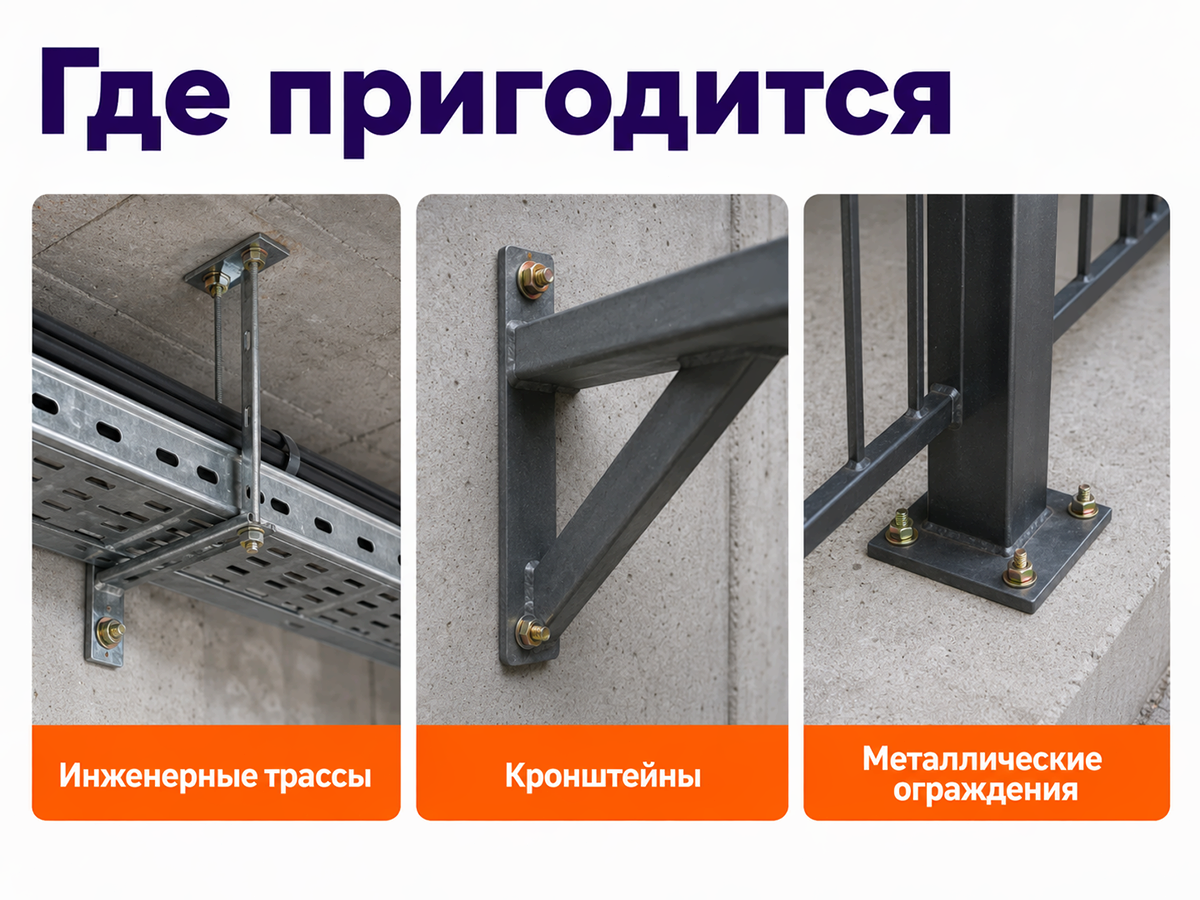 Анкер с гайкой STARFIX M10×12×129 мм фото 3