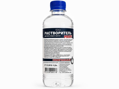 Растворитель универсальный PROFI GoldDecor, 0,9 л, ПЭТ