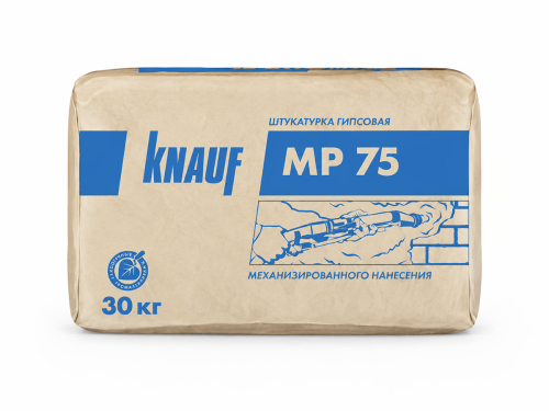 KNAUF штукатурка гипсовая MP 75 для машинного нанесения, 30 кг