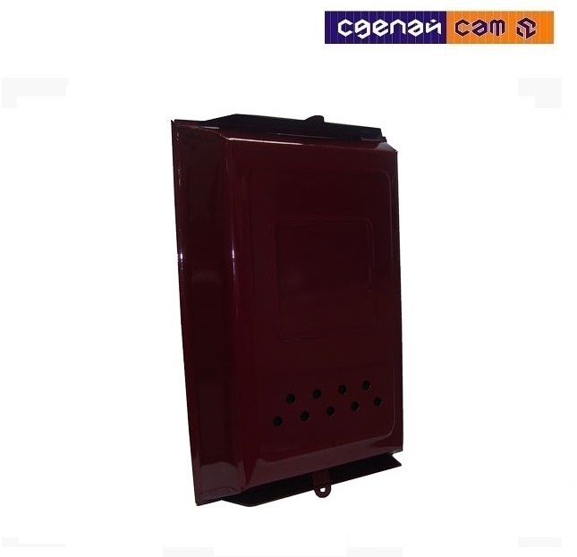Ящик почтовый 390х260х70 мм (бордовый)