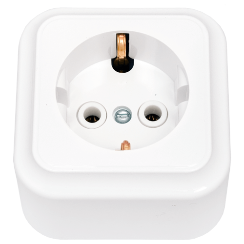 Розетка РА16-254 с заземляющим контактом