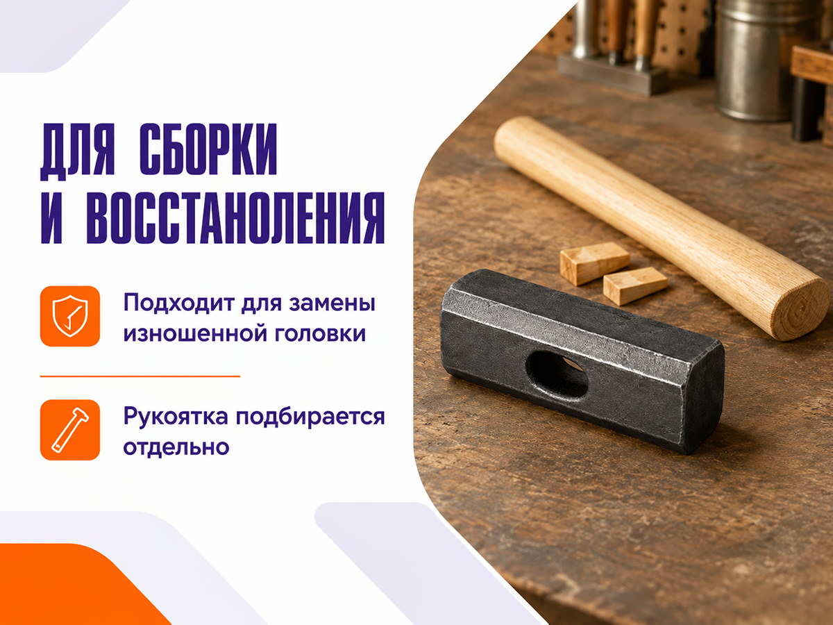 Кувалда ВЗТЗЧ без рукоятки фото 3