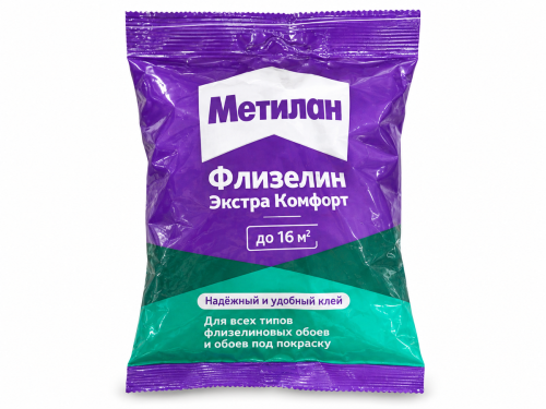 Клей обойный Метилан Флизелин Экстра Комфорт, 90 г