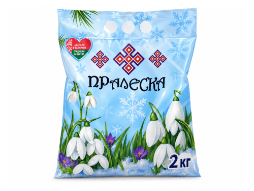 Пралеска порошок стиральный на основе мыла, 2,4 кг