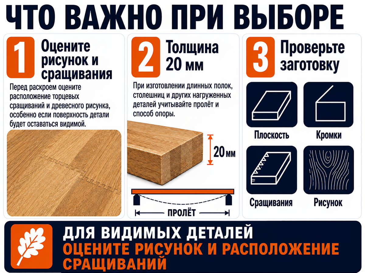 Мебельный щит из дуба сращённый, 2200×400×20 мм, сорт 1/3 фото 5