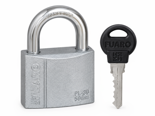 FUARO замок навесной PL-PROTEC-3050, 50 мм, 3 ключа