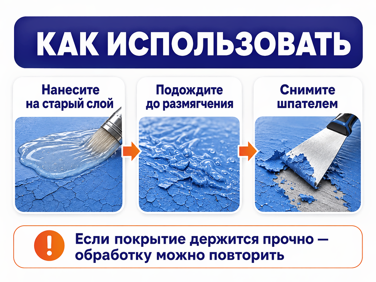Смывка-гель лакокрасочных покрытий «Престиж», 0,6 кг фото 4