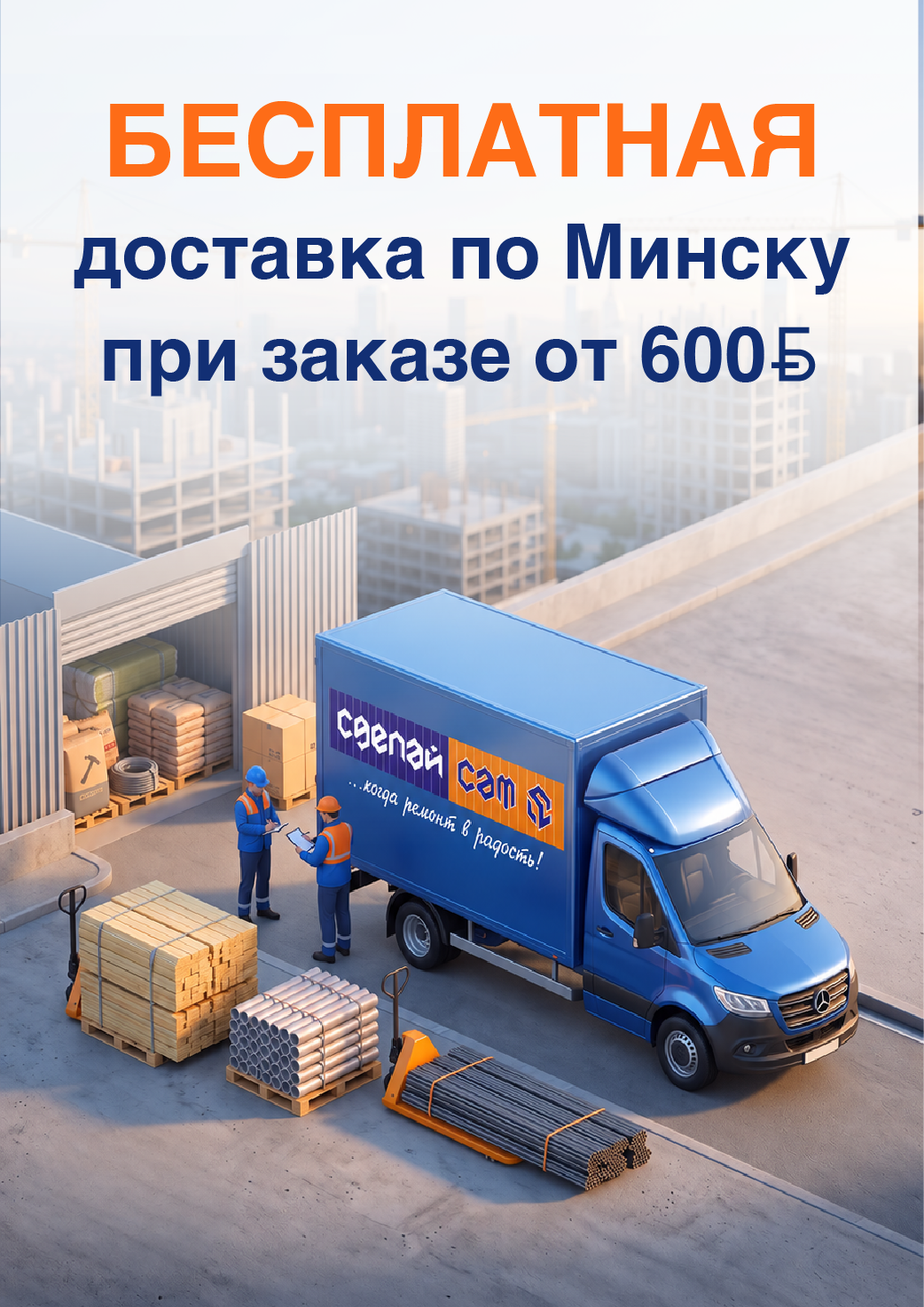 Доставка от 600 рублей