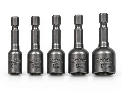Набор магнитных торцевых насадок Makita, 6/8/10/12/13 мм, 5 шт.