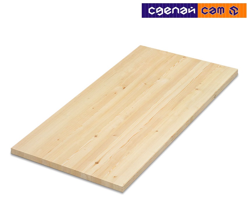 Мебельный щит 3000х600х18 сосна,ель