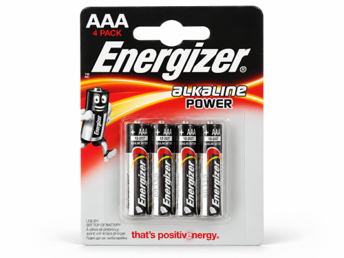 Energizer батарейки AAA (LR03), 1,5 В, 4 шт