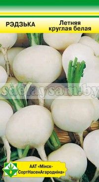Редька Летняя круглая белая