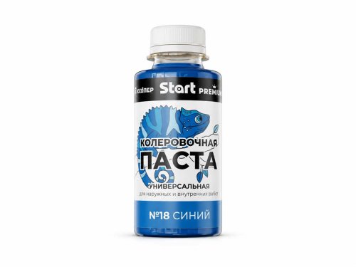 Паста колеровочная универсальная START PREMIUM №18 «Синий», 0,1 л