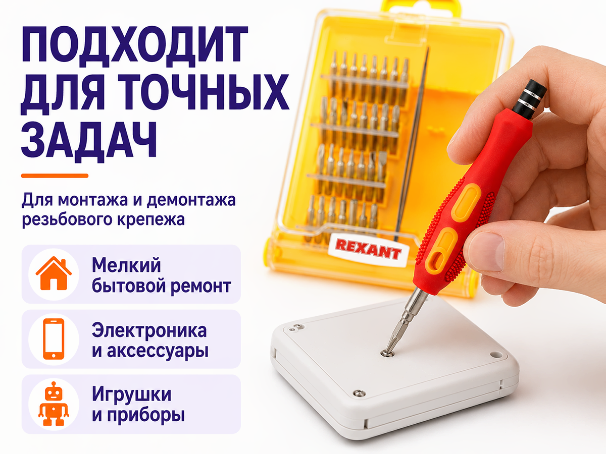 Набор отвёрток REXANT фото 3
