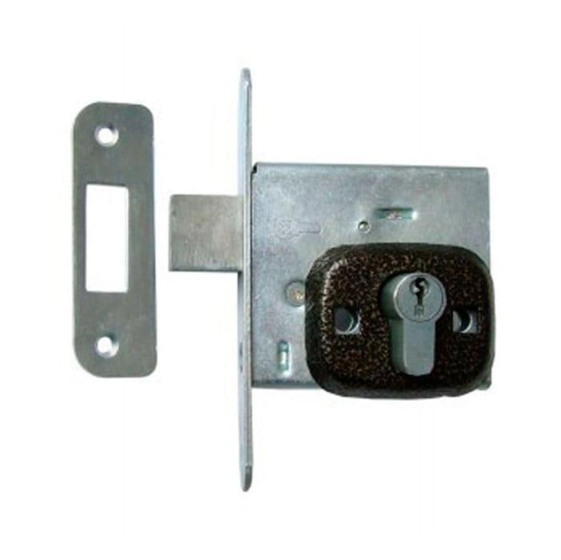 Замок врезной ЗВ1-В-1-02.2 антик золото