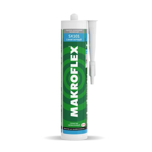 Makroflex/SX 101/Силиконовый герметик санитарный, белый, 280мл., Турция, код ОКП РБ 20.30.22.530 Импортер СООО «Хенкель Баутехник»  SX101-01