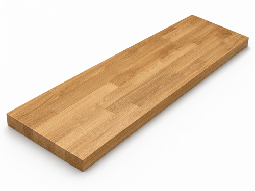 Мебельный щит из дуба 1200×300×40 мм, сорт 1/3, сращённый