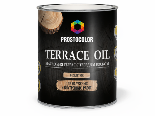 Масло для террас PROSTOCOLOR, бесцветный, 0,75 л