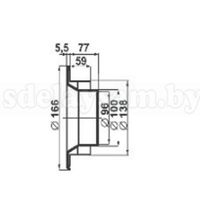 HARDI анемостат d-100мм универсальный 04401