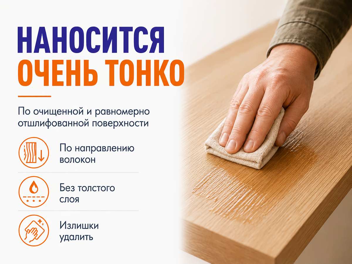 Масло для интерьера PROSTOCOLOR, белый, 0,75 л, 101013 фото 4