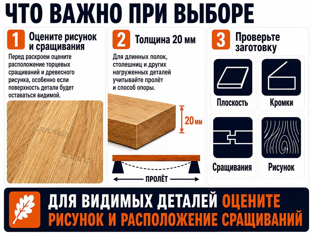 Мебельный щит из дуба сращённый, 2000×600×20 мм, сорт 1/3 фото 5