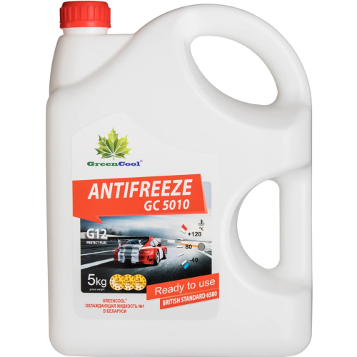 GreenCool антифриз G12, красный, 5 кг
