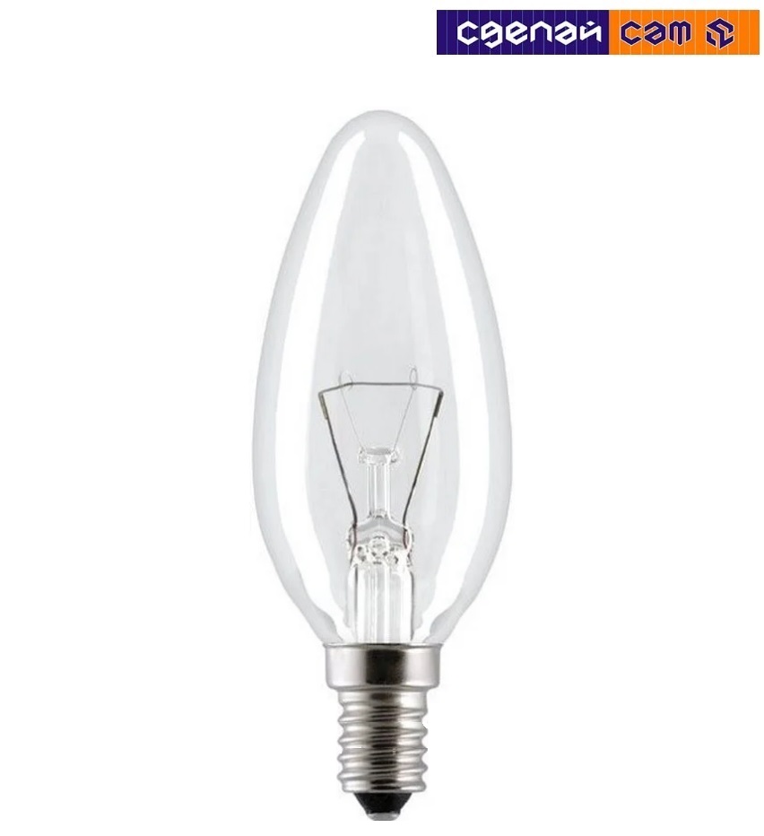 Лампа накаливания ДС230-25-1 E14