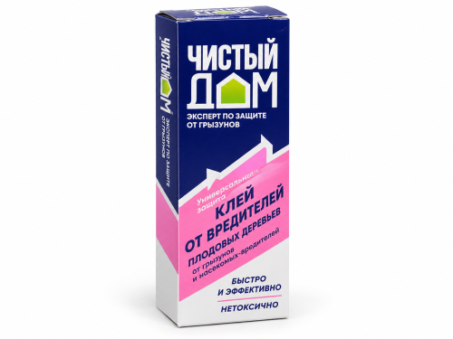 Клей от грызунов и насекомых «Чистый дом», туба, 130 г