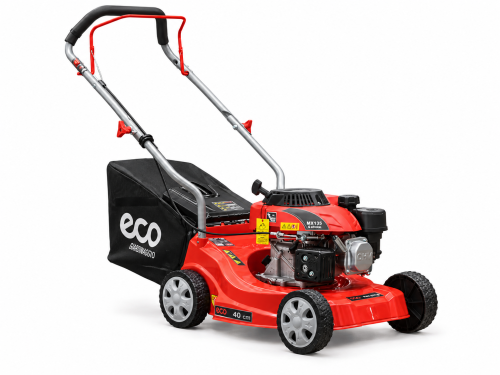 Газонокосилка бензиновая ECO LG-435, 3,5 л.с., ширина 40 см, травосборник 40 л