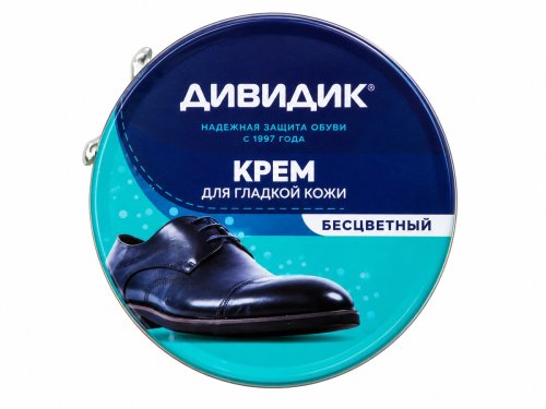 Крем для обуви «Дивидик Классик», бесцветный, 50 мл