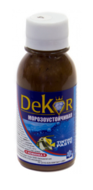 Паста колерная  "DEKOR" кофейный №4 0,1 кг