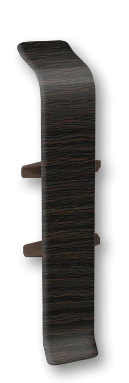 Соединитель  для плинтуса 70мм "Идеал Деконика", 303 Венге темный